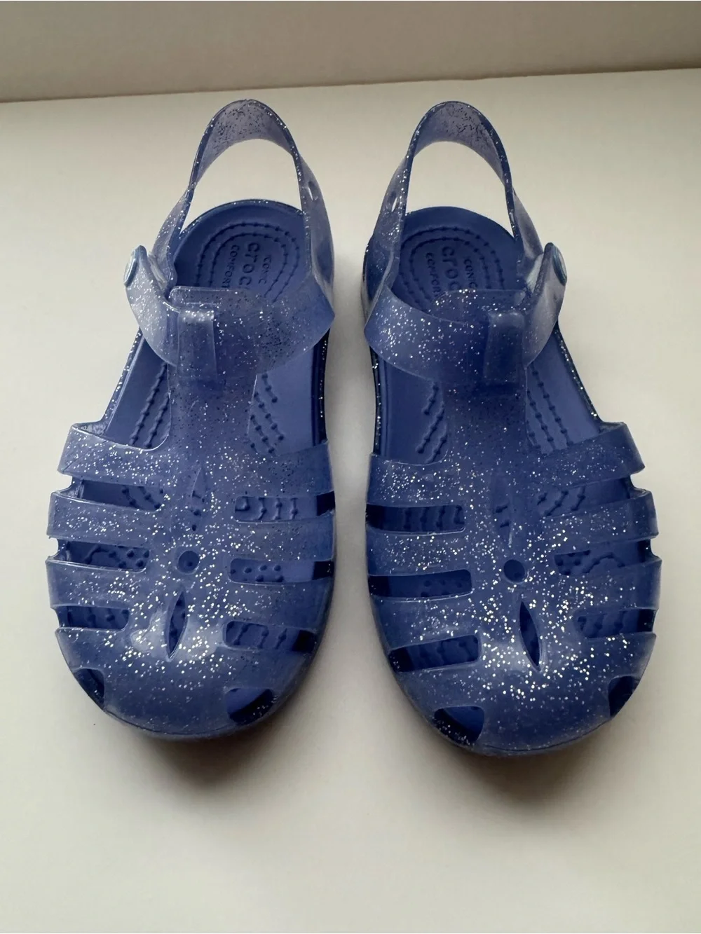 CROCS Toddler’s Isabella Glitter Strap Sandals